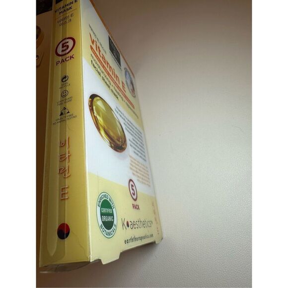 Earth Therapeutics Vitamin E skin Mask – Moisturize & Replenish your Face – Pres - Picture 3 of 5